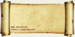 Danica Bjelan vizit kartica